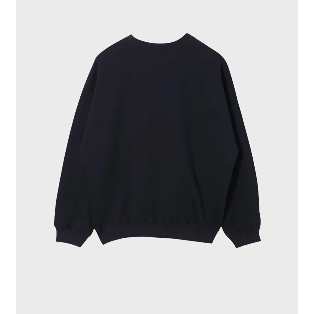 haag  |Unisex Street Style U-Neck Long Sleeves Plain Cotton