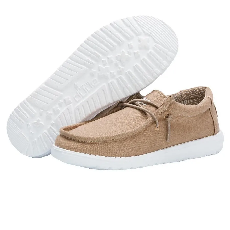 Hey Dude Youth Tan Wally Shoes