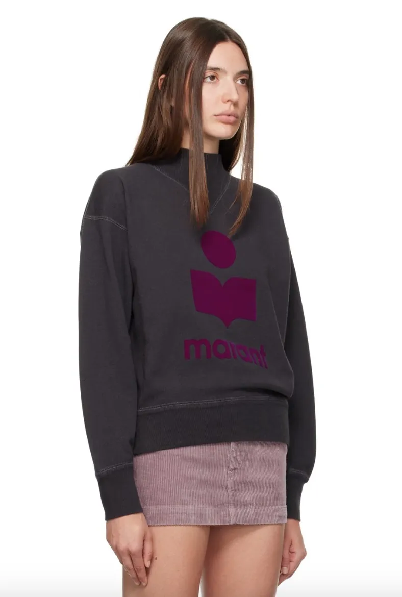 Isabel Marant  |Crew Neck Unisex Street Style Long Sleeves Cotton Logo