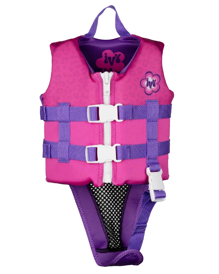 Ivy Junior Girls Vest - Pink Leopard - 2023