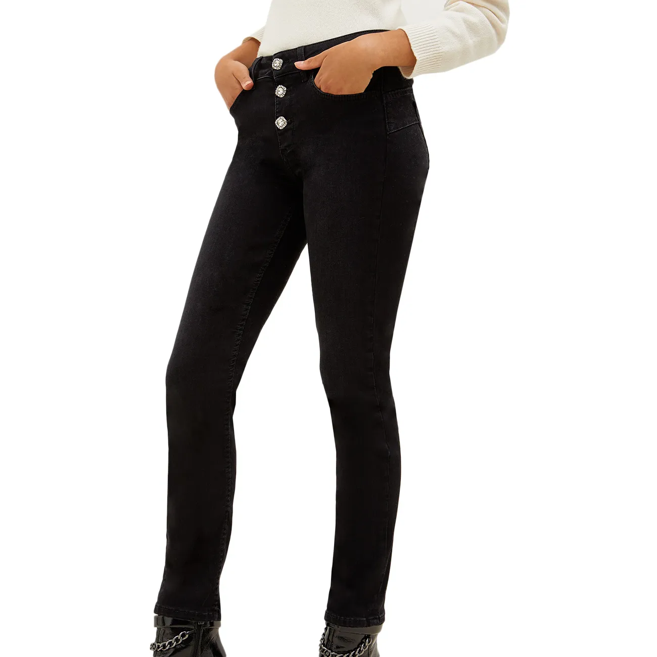 JEANS MONROE Donna Black