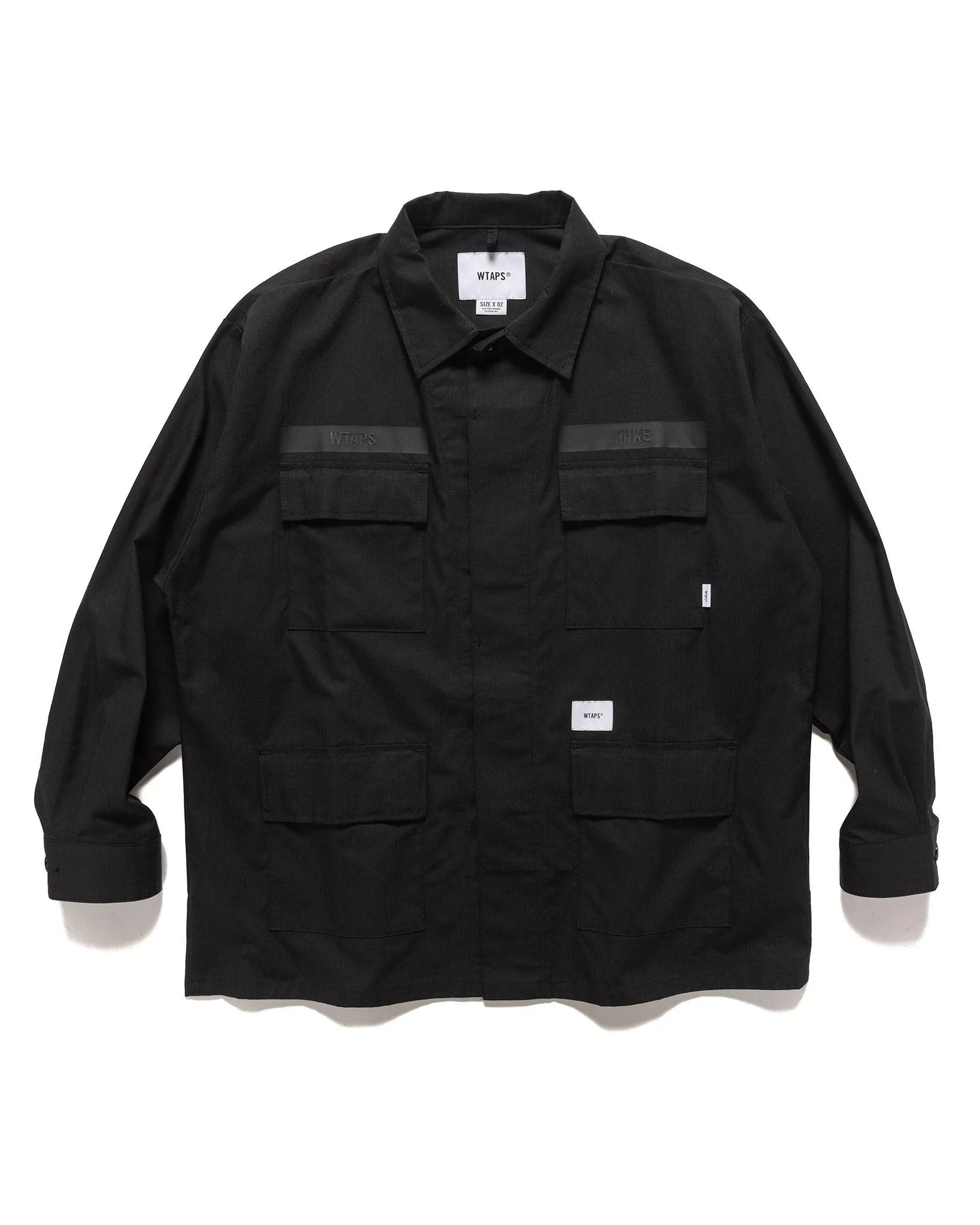 JMOD 01 / LS / Cotton. Ripstop. Identity Black