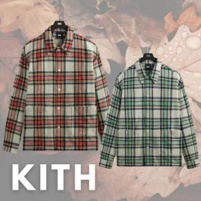 KITH NYC  |Button-down Other Plaid Patterns Street Style Long Sleeves