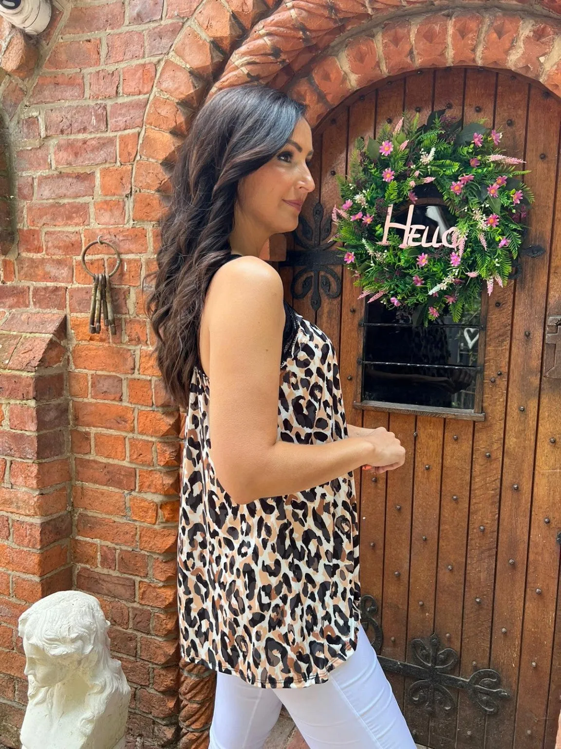 Lace Leopard Vest Melissa