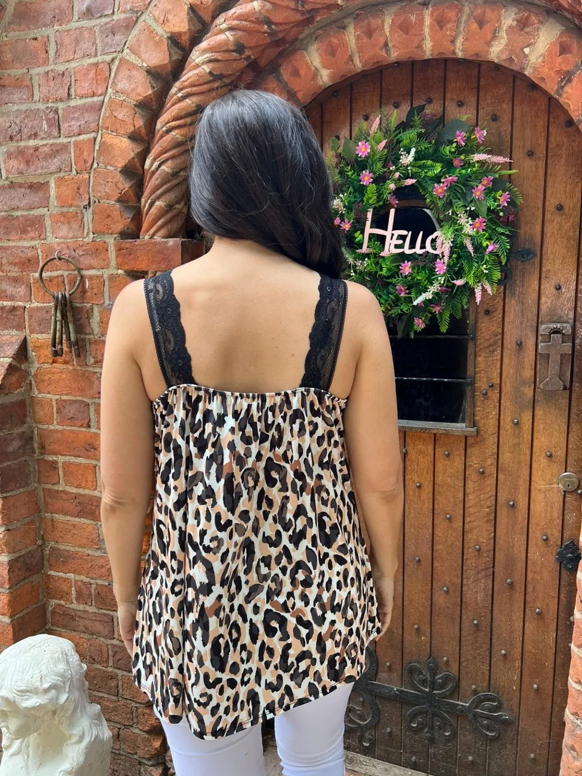 Lace Leopard Vest Melissa