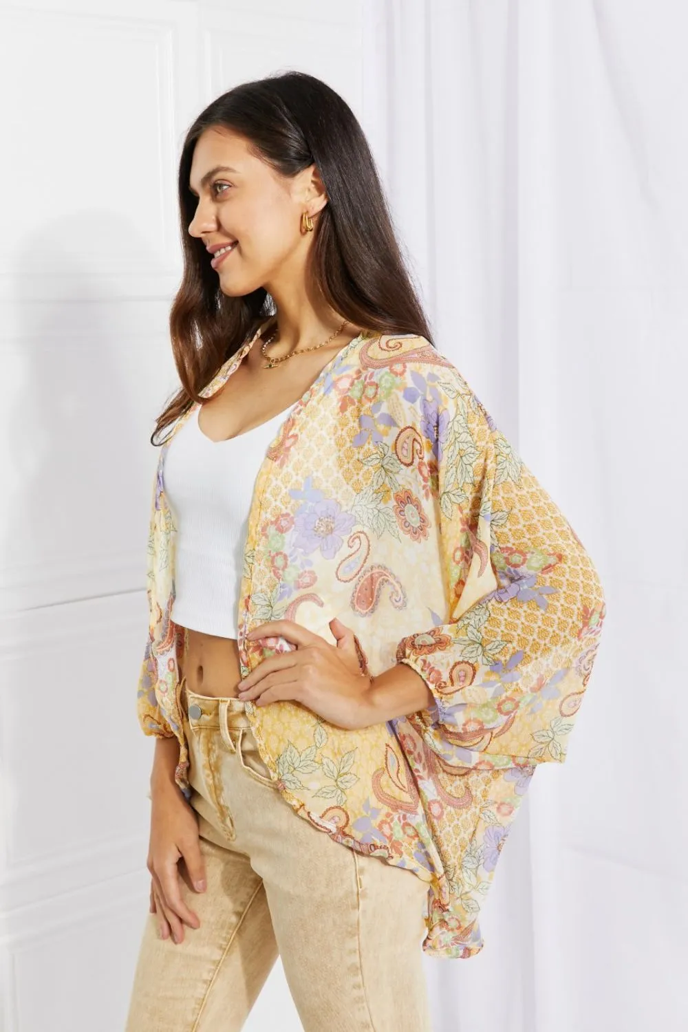 Lasting Love Paisley Kimono