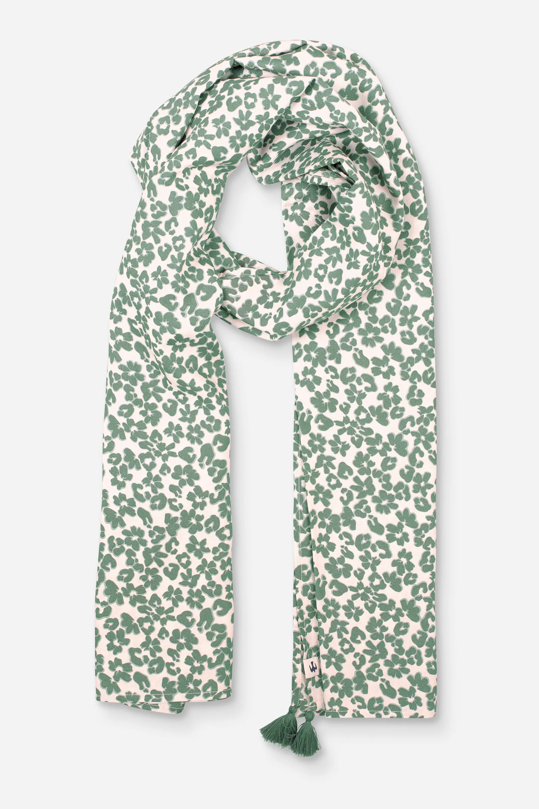 Leopard Floral Scarf