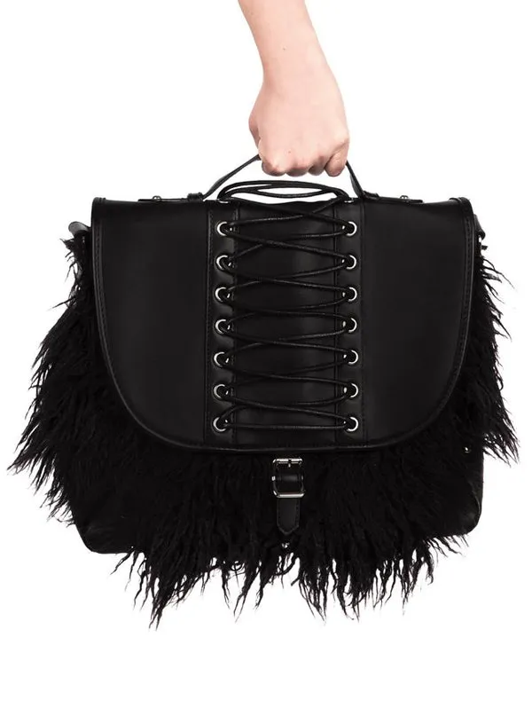 Loke Fur Messenger Bag