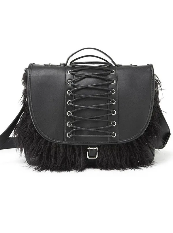 Loke Fur Messenger Bag