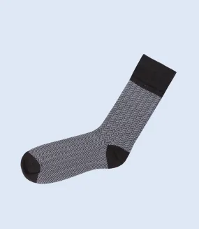 MA0495-CHOCO-Mid-calf Socks For Men