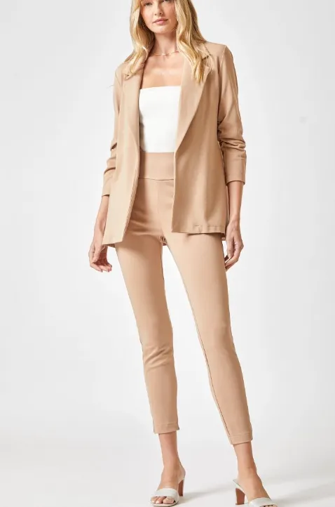 Magic 3/4 Sleeve Blazer - Khaki