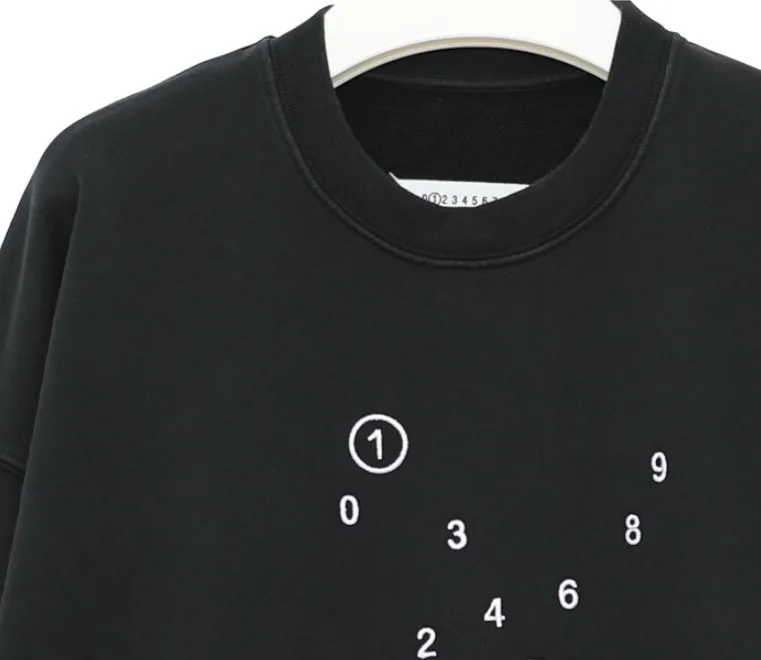 Maison Margiela  |Crew Neck Street Style Long Sleeves Plain Logo