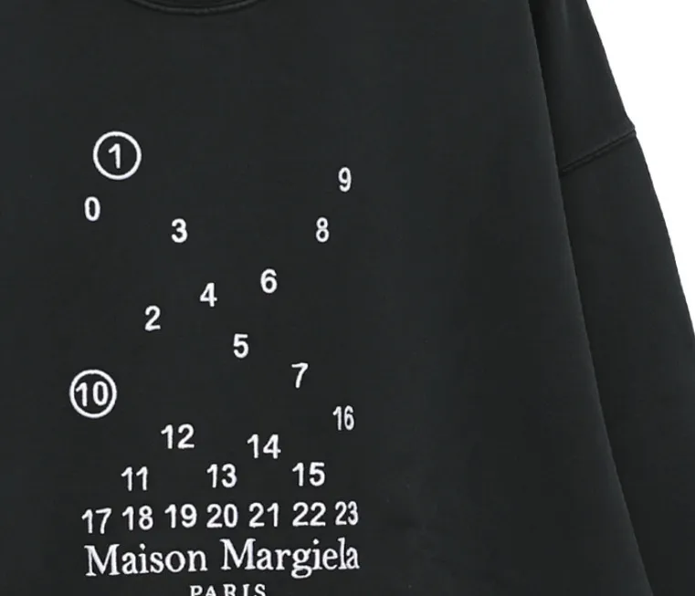 Maison Margiela  |Crew Neck Street Style Long Sleeves Plain Logo