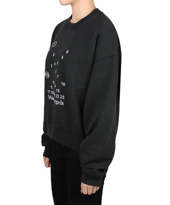 Maison Margiela  |Crew Neck Street Style Long Sleeves Plain Logo