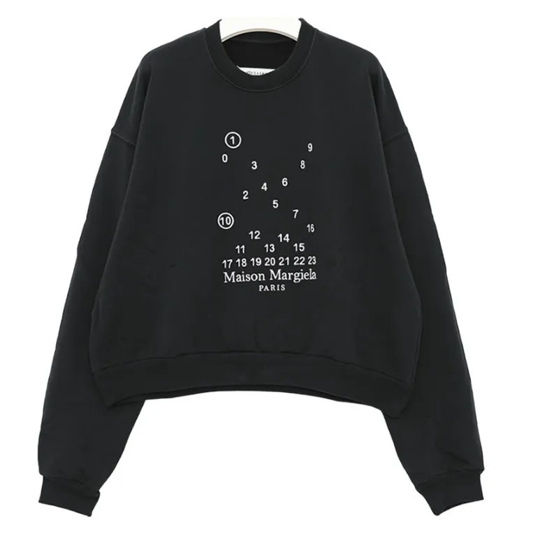 Maison Margiela  |Crew Neck Street Style Long Sleeves Plain Logo