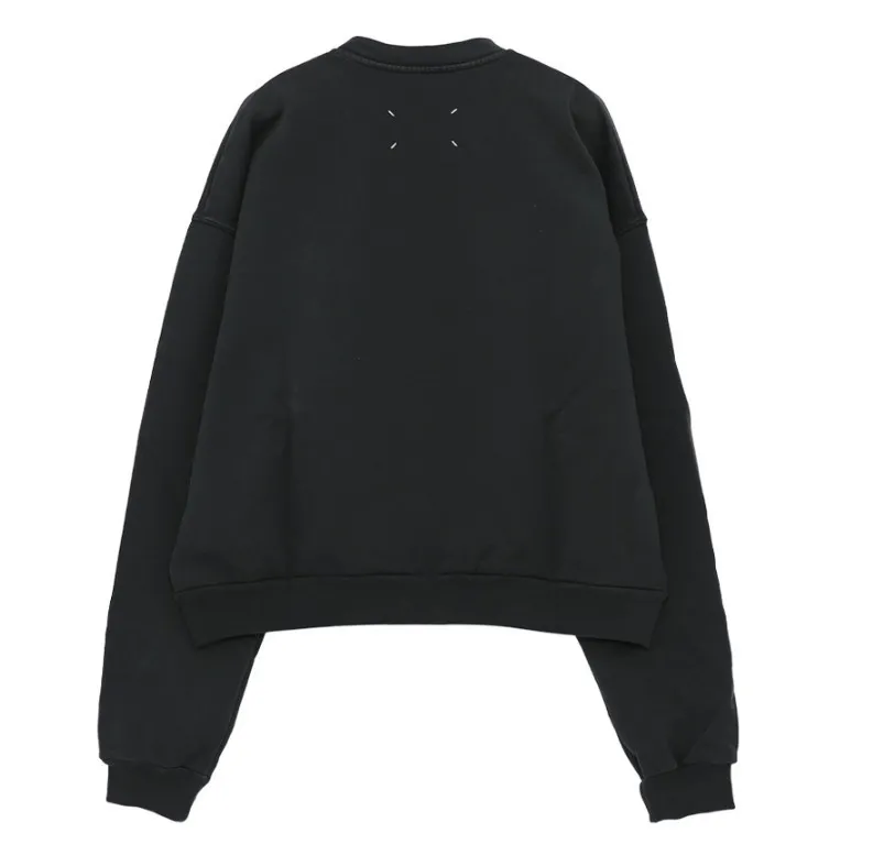 Maison Margiela  |Crew Neck Street Style Long Sleeves Plain Logo