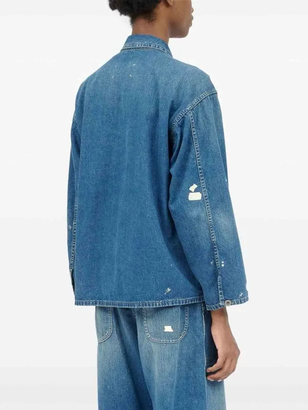 Maison Margiela  |Pullovers Button-down Unisex Denim Street Style Long Sleeves