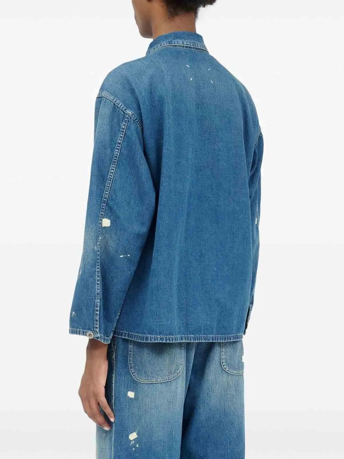 Maison Margiela  |Pullovers Button-down Unisex Denim Street Style Long Sleeves