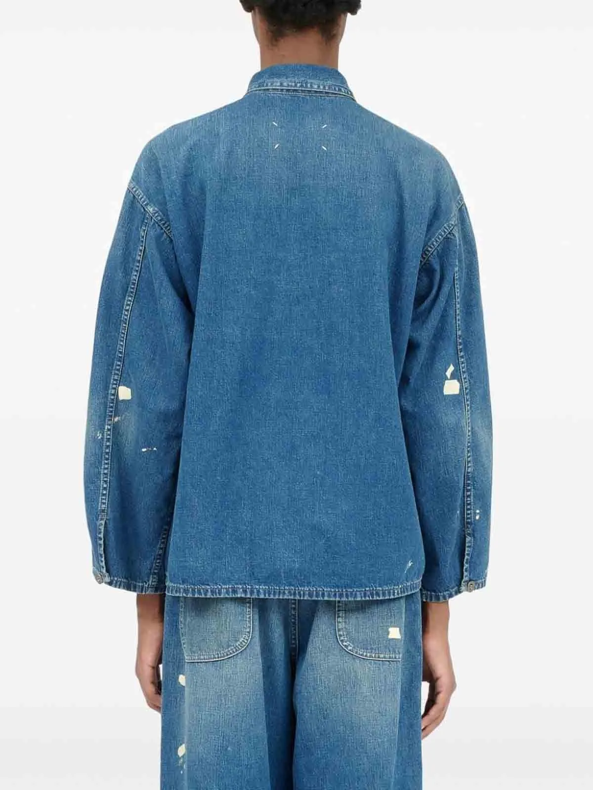 Maison Margiela  |Pullovers Button-down Unisex Denim Street Style Long Sleeves