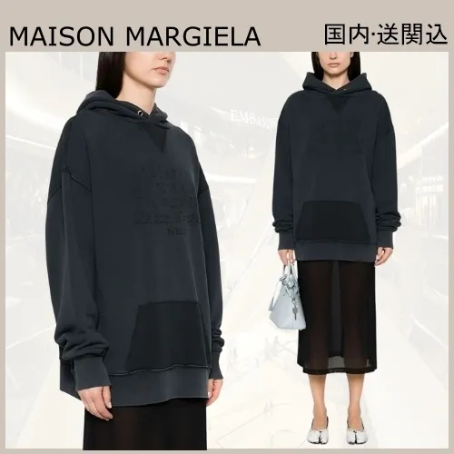 Maison Margiela  |Street Style Long Sleeves Plain Cotton Logo