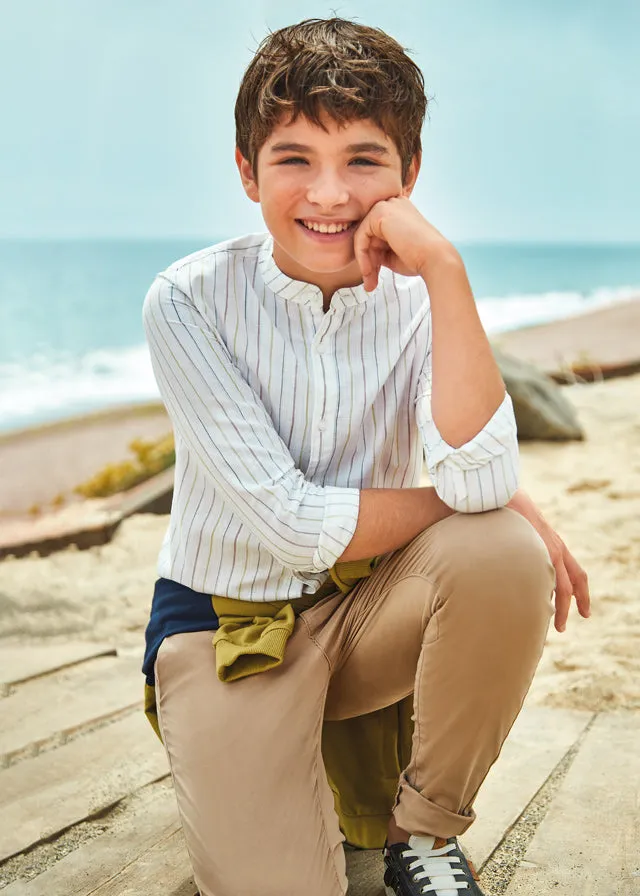 Mayoral Basic trousers for teen boy - Cinammon