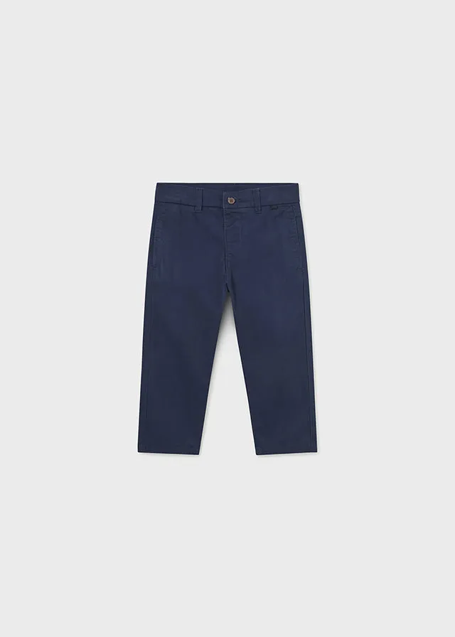 Mayoral Twill basic trousers for baby boy - Navy