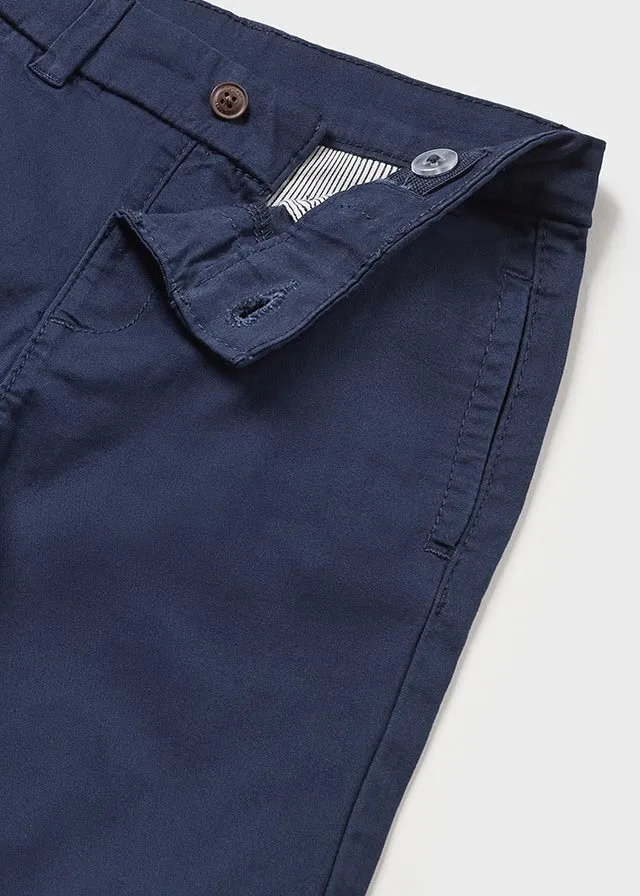 Mayoral Twill basic trousers for baby boy - Navy