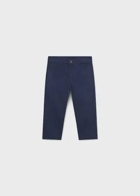 Mayoral Twill basic trousers for baby boy - Navy