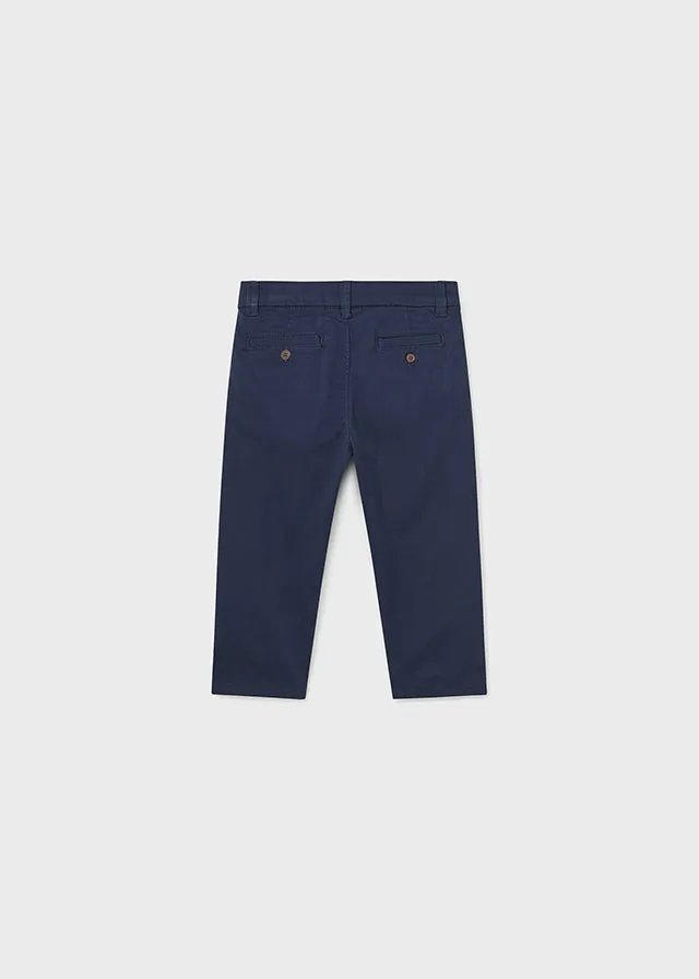 Mayoral Twill basic trousers for baby boy - Navy