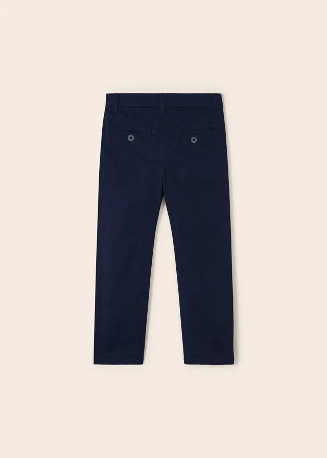 Mayoral Twill basic trousers for boy - Navy