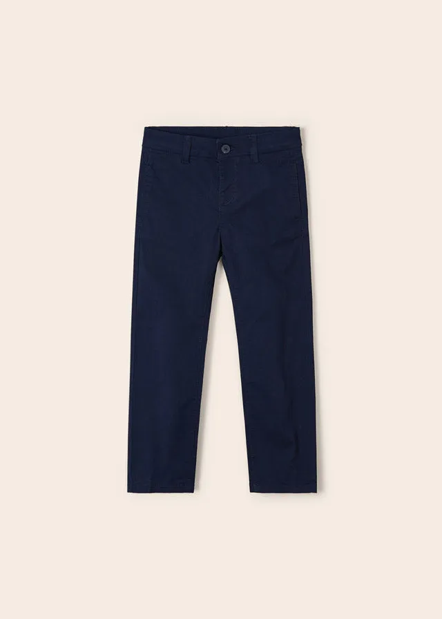 Mayoral Twill basic trousers for boy - Navy