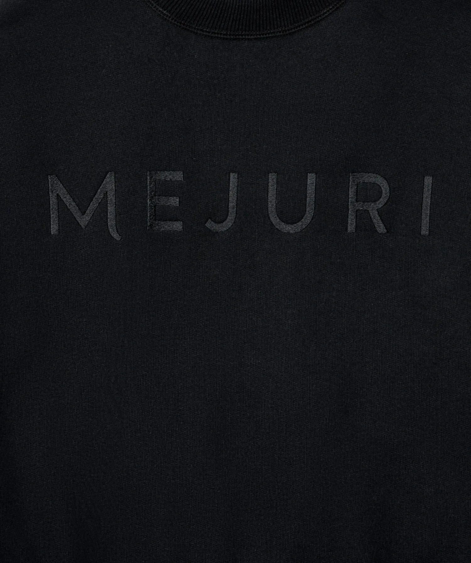 MEJURI  |Crew Neck Unisex Street Style Long Sleeves Plain Cotton Logo