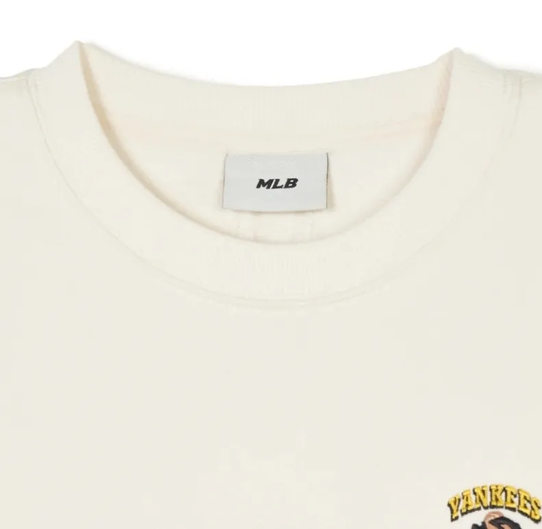 MLB Korea  |Unisex Street Style Long Sleeves Plain Cotton Logo