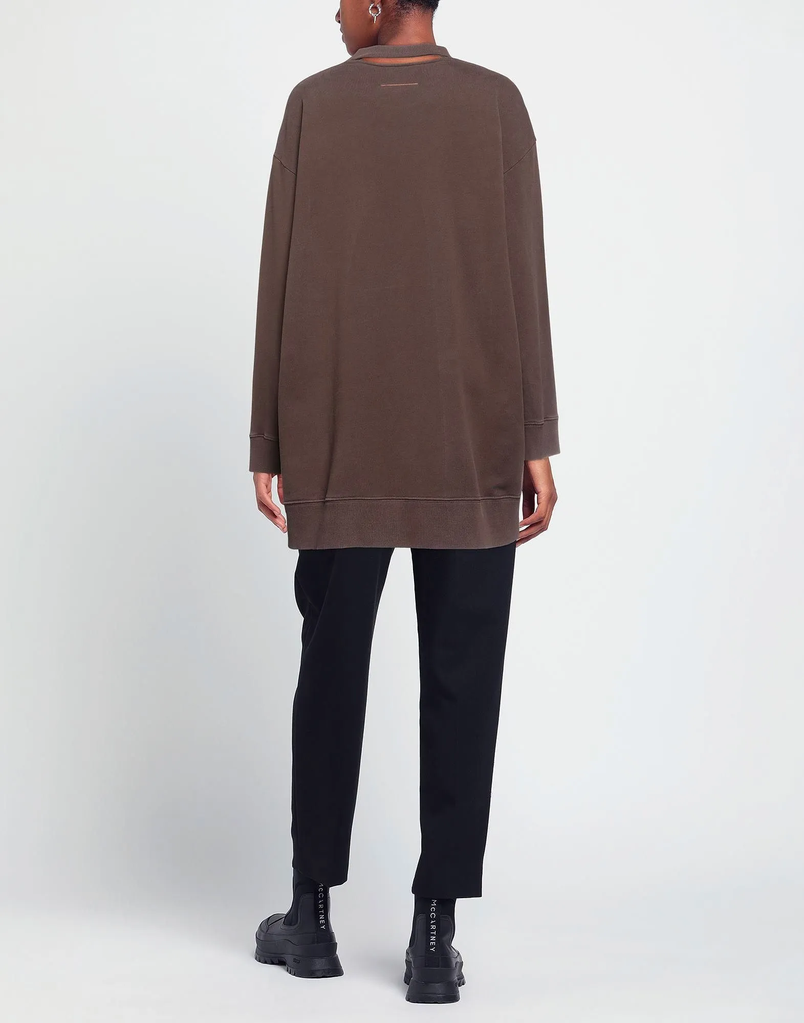 MM6 Maison Margiela  |Crew Neck Sweat Street Style Long Sleeves Plain Cotton