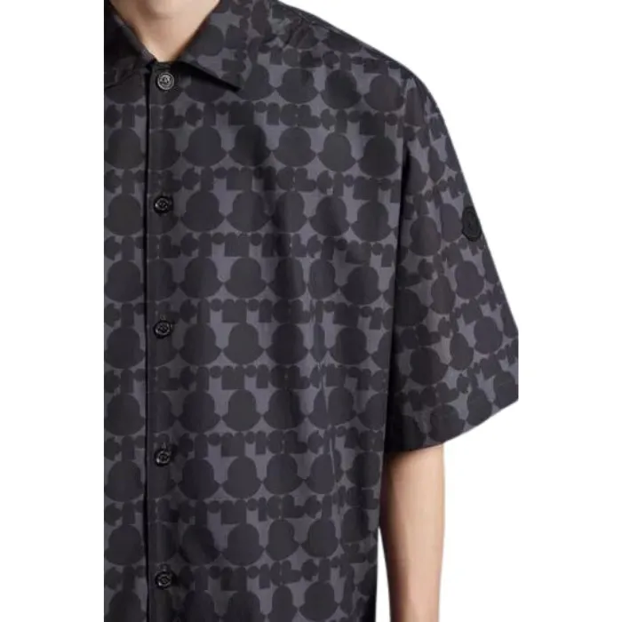 MONCLER  |Logo Print Cotton Shirt