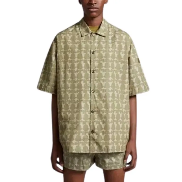 MONCLER  |Logo Print Cotton Shirt