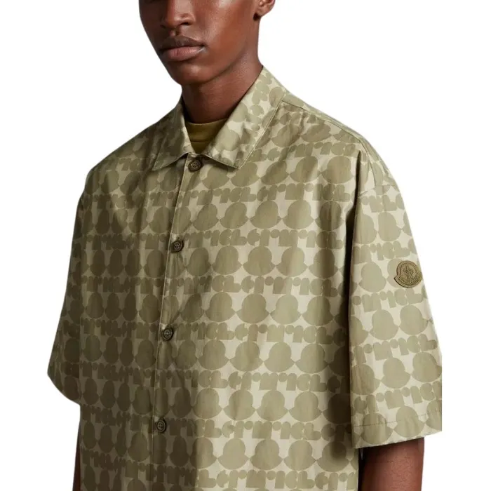 MONCLER  |Logo Print Cotton Shirt