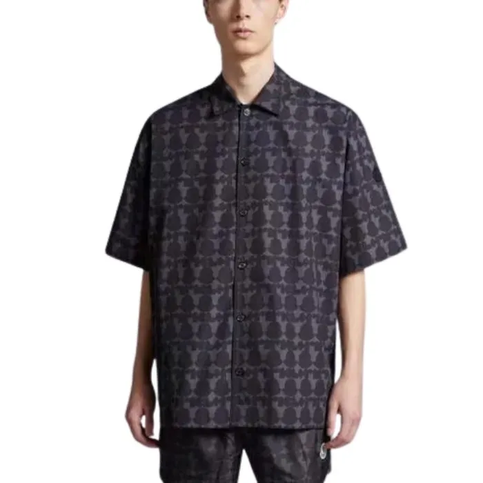 MONCLER  |Logo Print Cotton Shirt