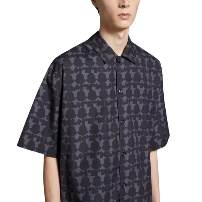 MONCLER  |Logo Print Cotton Shirt