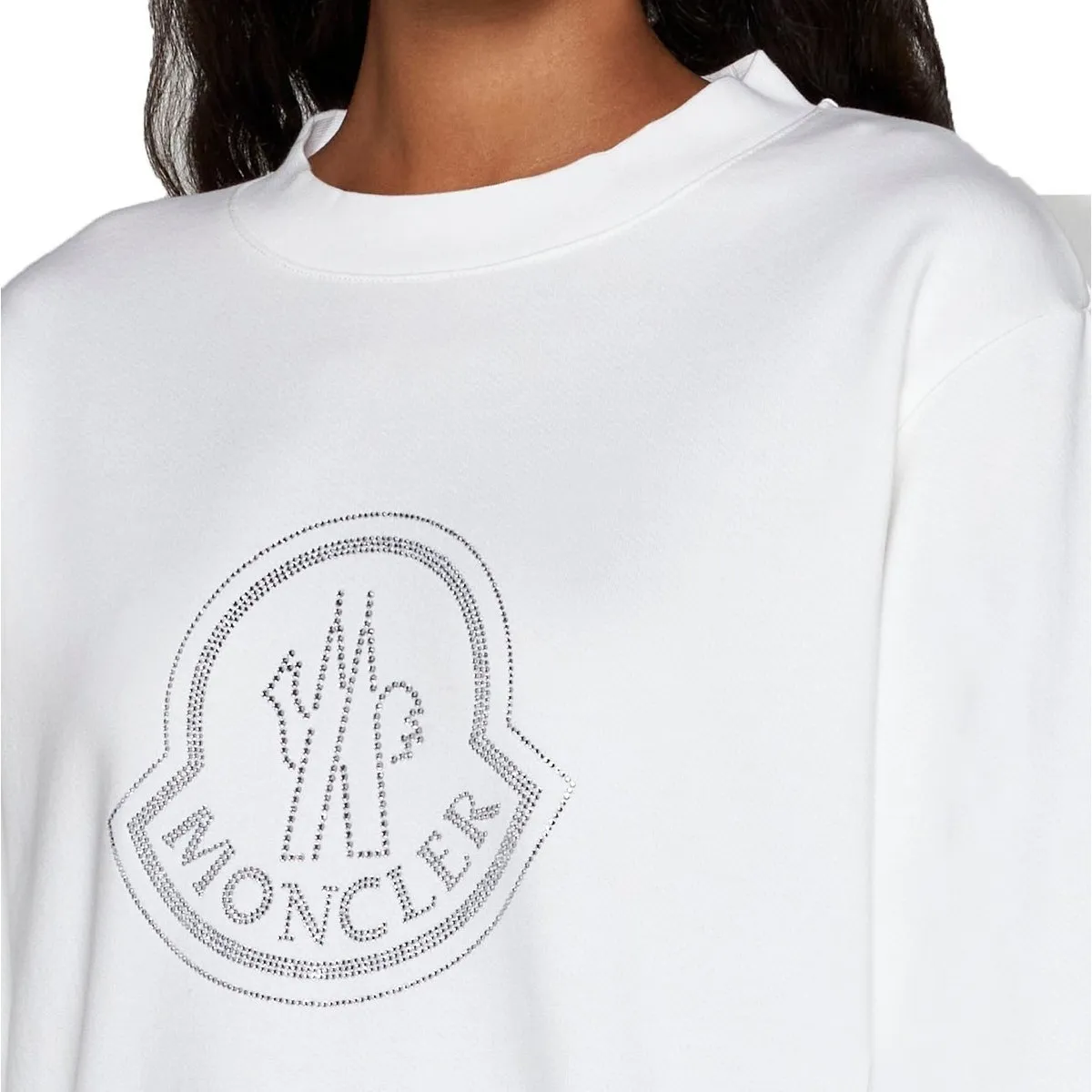 MONCLER  |Unisex Street Style Long Sleeves Plain Cotton Logo