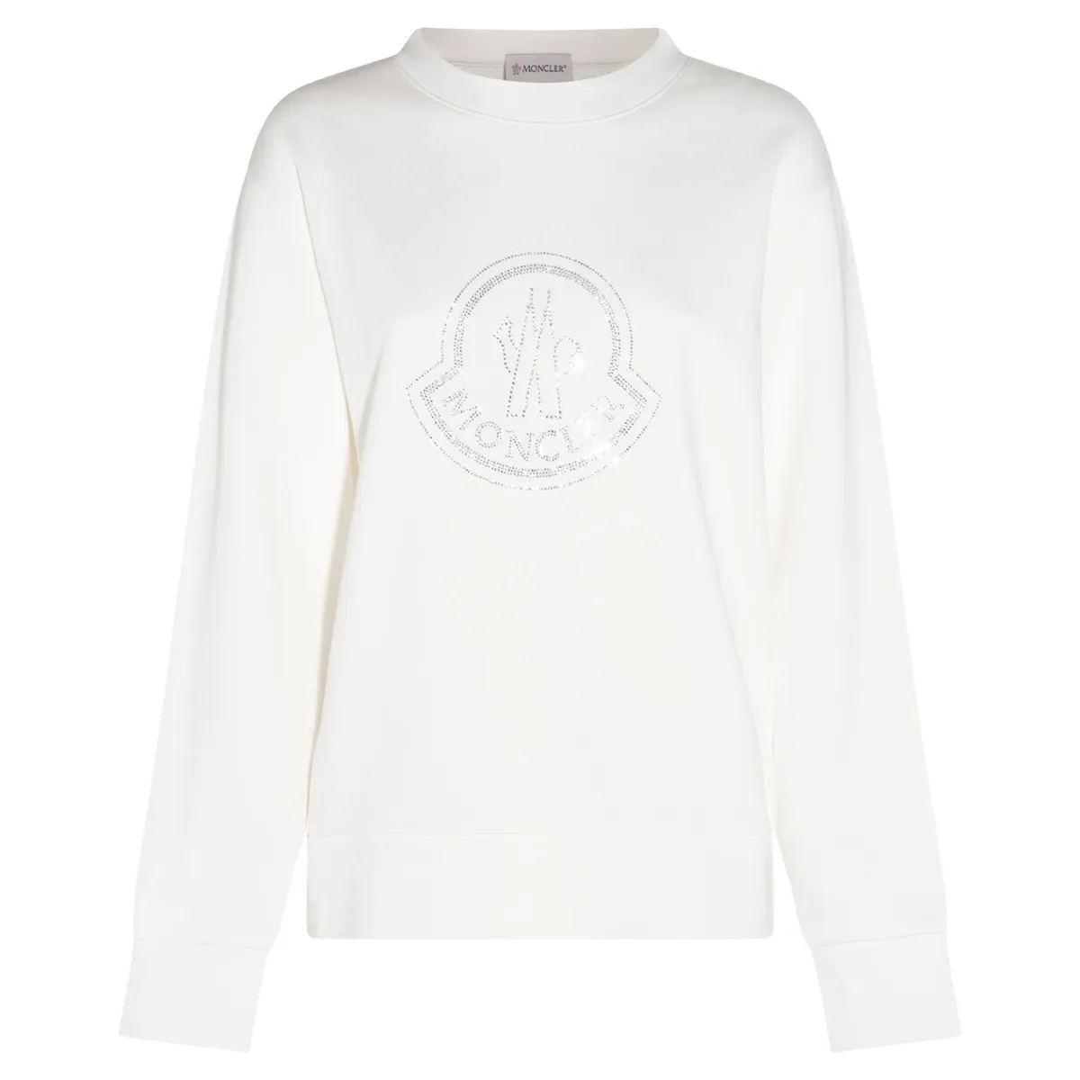 MONCLER  |Unisex Street Style Long Sleeves Plain Cotton Logo