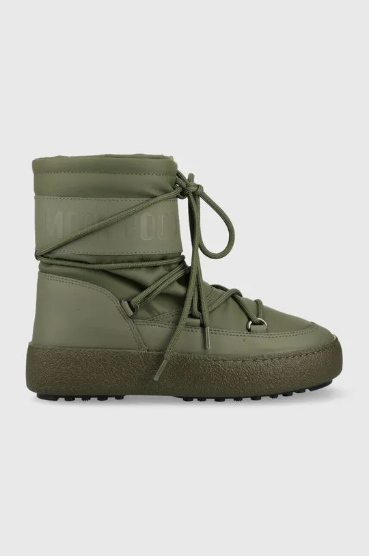 Moon Boot snow boots men's green color