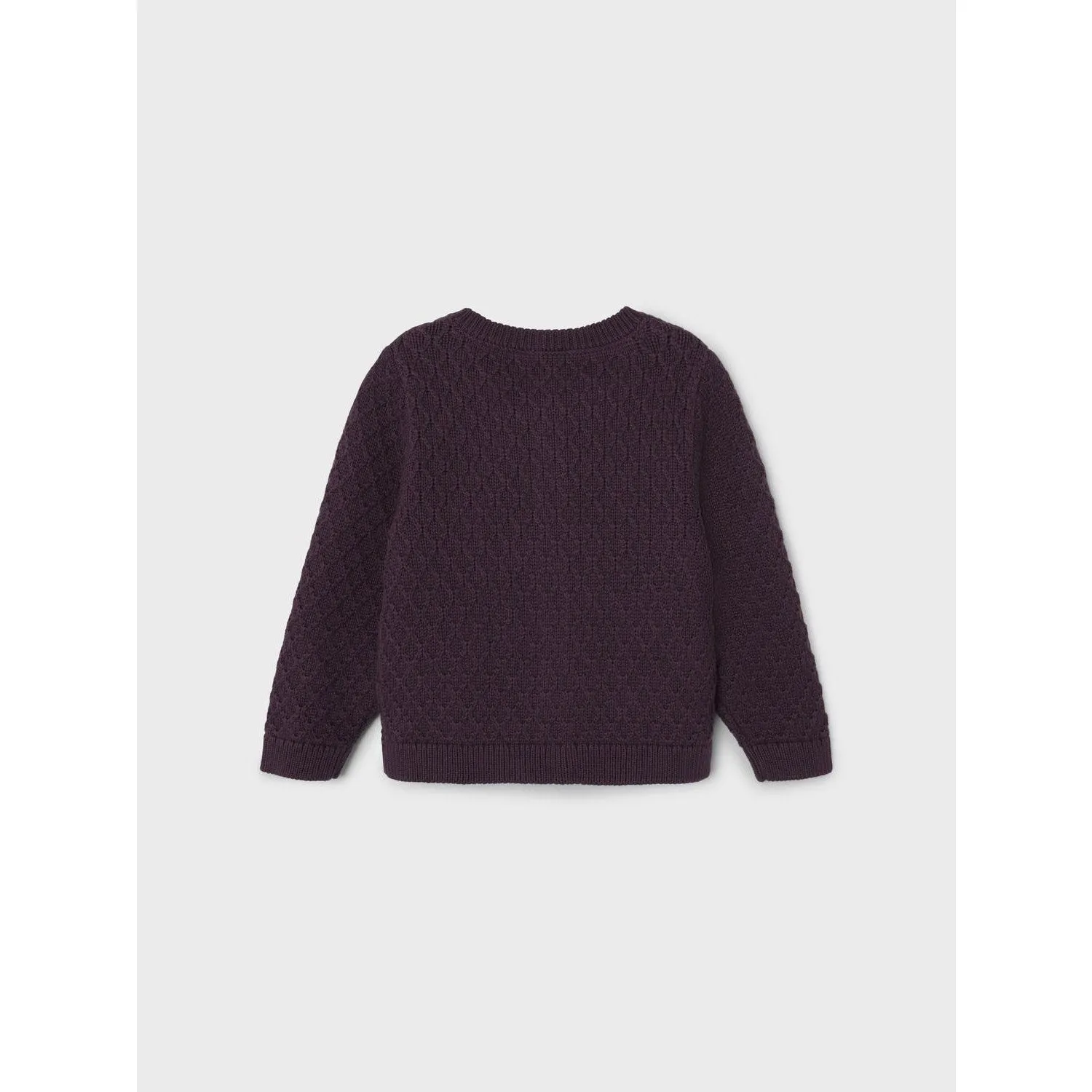 Name It Plum Perfect Lomille Knit Cardigan