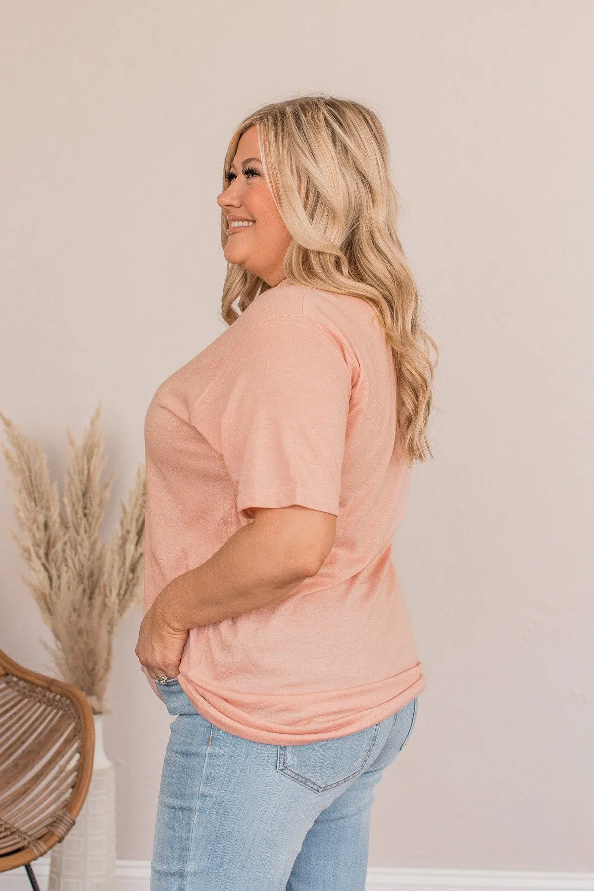 Nashville Festival Graphic Tee- Peach