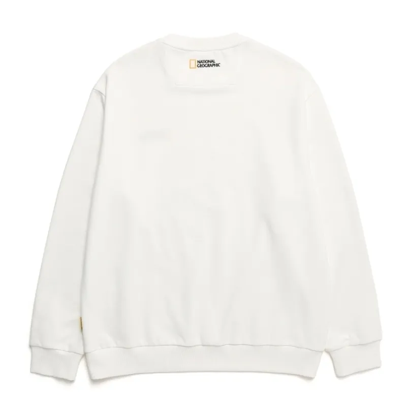 NATIONAL GEOGRAPHIC  |Unisex Street Style Long Sleeves Plain Logo