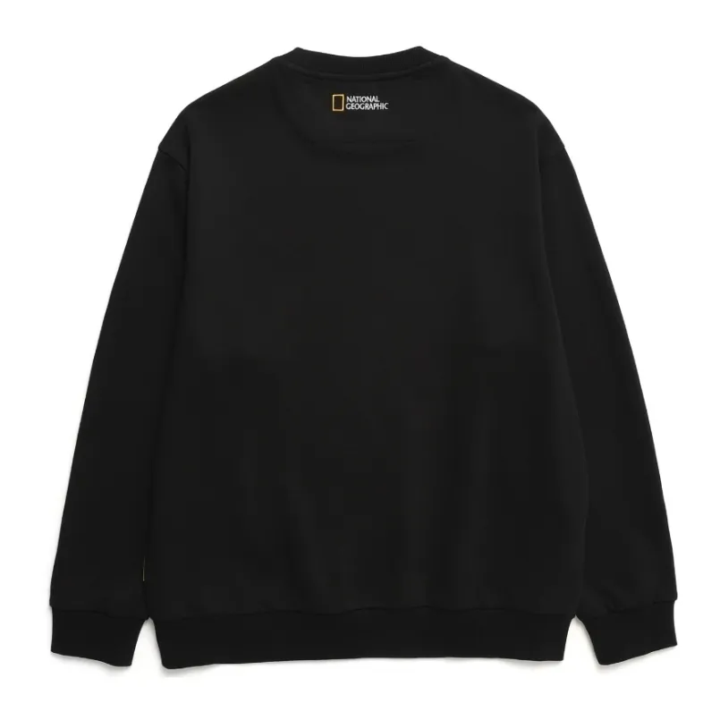 NATIONAL GEOGRAPHIC  |Unisex Street Style Long Sleeves Plain Logo