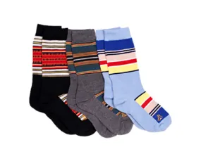 National Park Socks 3 Pack - Acadia, Olympic, and Yosemite