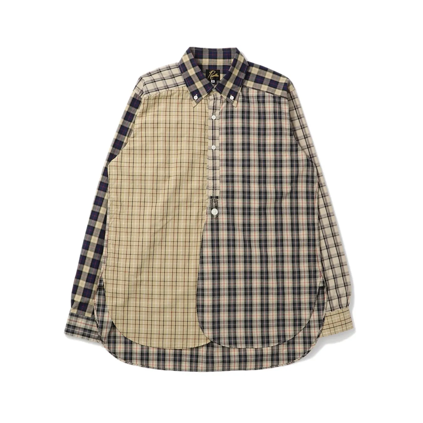 Needles  |Button-down Other Plaid Patterns Unisex Street Style