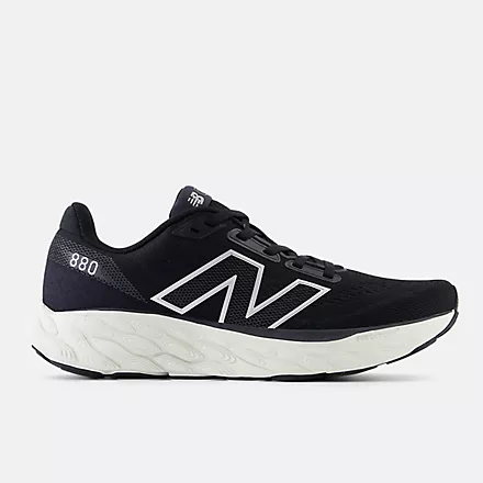 New Balance Women’s Fresh Foam X 880 Athletic Shoes-Black/White