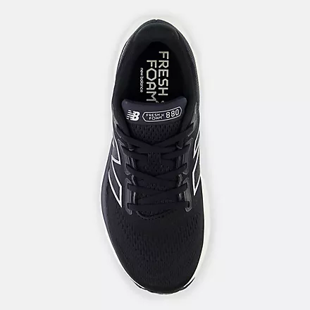 New Balance Women’s Fresh Foam X 880 Athletic Shoes-Black/White